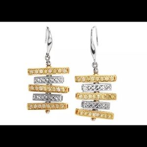 Estate diamond earrings